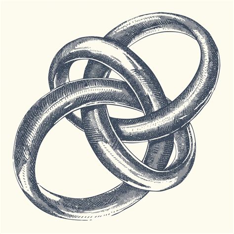 Dessin stylisé d'un lierre entrelacé symbolisant l'amour éternel