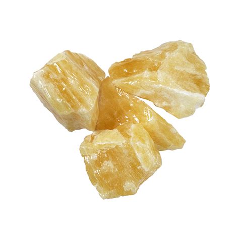 Calcite orange brute du Mexique