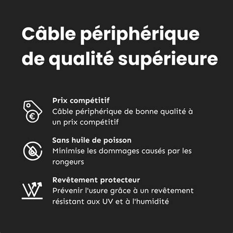 Infographie montrant les étapes de l'installation du câble périphérique ou du réglage GPS