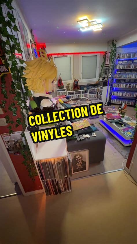 Photo d'une collection de vinyles de rap français