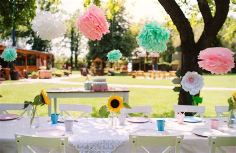 Décoration de jardin pour un anniversaire d'enfants
