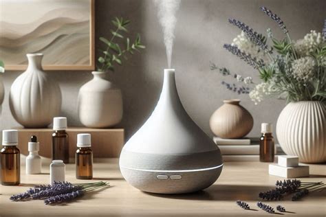Diffuseur d'huiles essentielles en fonctionnement