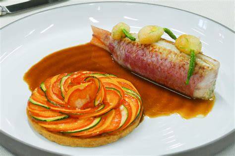Plat gastronomique à base d'endives