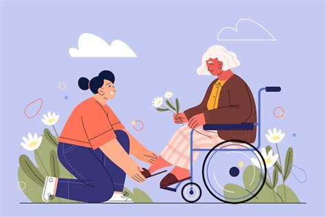 Illustration sur la protection de la personne âgée