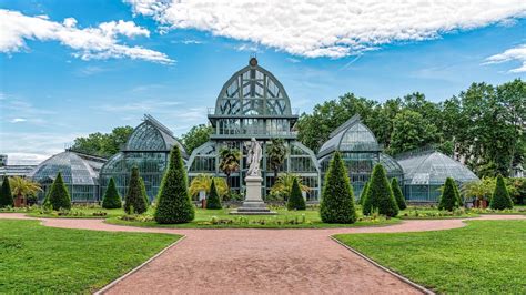 Les serres historiques du Jardin botanique du Parc de la Tête d'Or