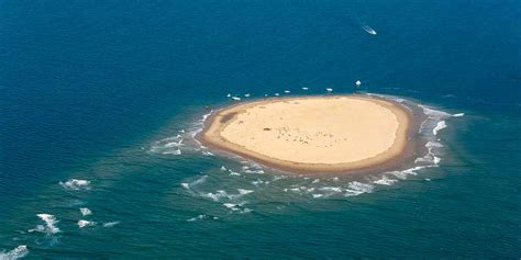 Paysage de l'Île Sans Nom et points d'accès