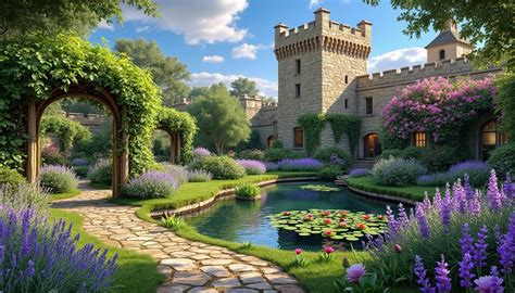 jardin botanique médiéval symbolique