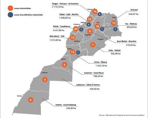 Carte des zones de pépinières communautaires au Maroc et potentiel de développement arboricole