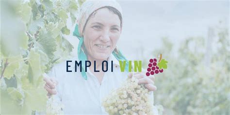 Interface d'un site d'emploi spécialisé dans la viticulture