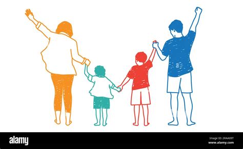 Illustration montrant un parent et un enfant utilisant une tablette ensemble dans un salon