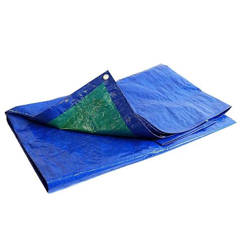 Exemple de protection par bâche imperméable à l'intérieur d'un bac en bois