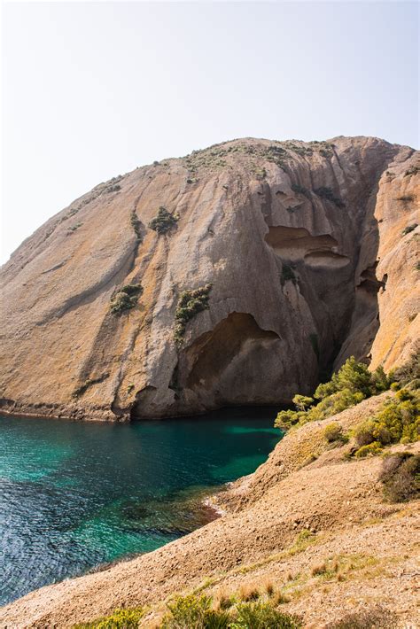Lierres dans la calanque d'En-Vau et l'anse du Sec à La Ciotat