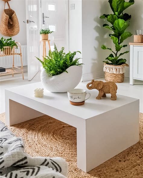 Un bonsaï élégant posé sur une table basse dans un intérieur lumineux