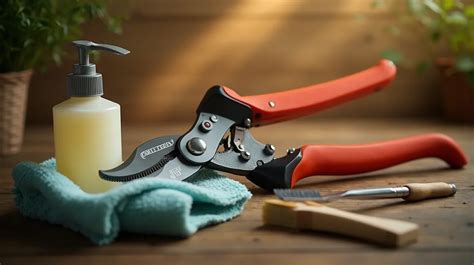 Image d'un kit complet comprenant le sécateur, son holster et les produits d'entretien