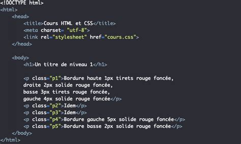 Schéma illustrant les différentes propriétés de la bordure CSS