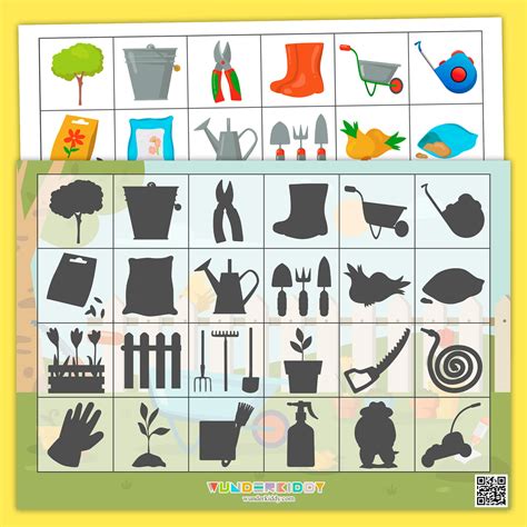 Jeu de société sur le thème du jardinage pour enfants