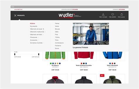 Représentation visuelle d'une interface de site e-commerce avec des lames de tondeuses