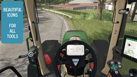 Interface utilisateur Farming Simulator 15 avec icônes de culture