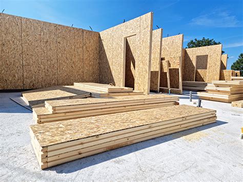Illustration des couches orientées dans un panneau OSB