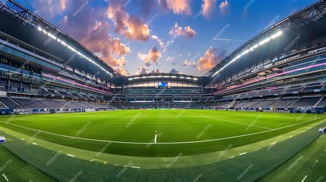 Football stadium panorama