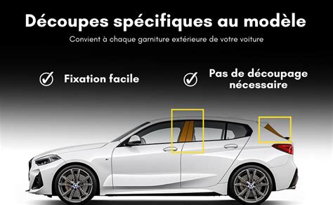 Schéma montrant les points de fixation sécurisés pour les décorations de voiture