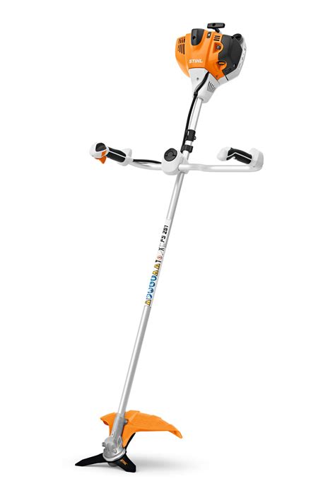 Vue d'ensemble de la débroussailleuse Stihl FS 350 et ses composants ergonomiques