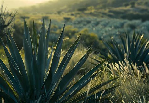 Une agave imposante dans un paysage méditerranéen