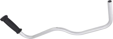 Schéma d'un guidon ergonomique de débroussailleuse avec ses commandes