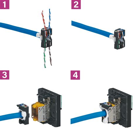 Prise RJ45 avec ses 8 contacts