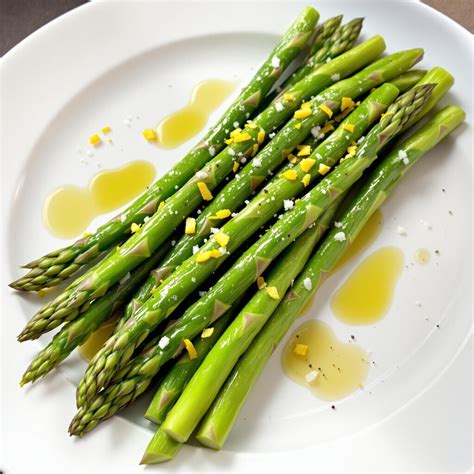 Préparation culinaire d'orobanche, évoquant les asperges