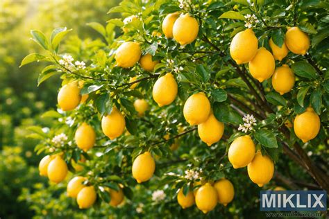 Image d'un citronnier Meyer avec ses fruits