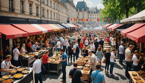Animation dans le centre-ville de Saint-Joseph, marché ou événement