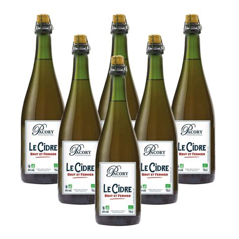 Bouteilles de cidre artisanal