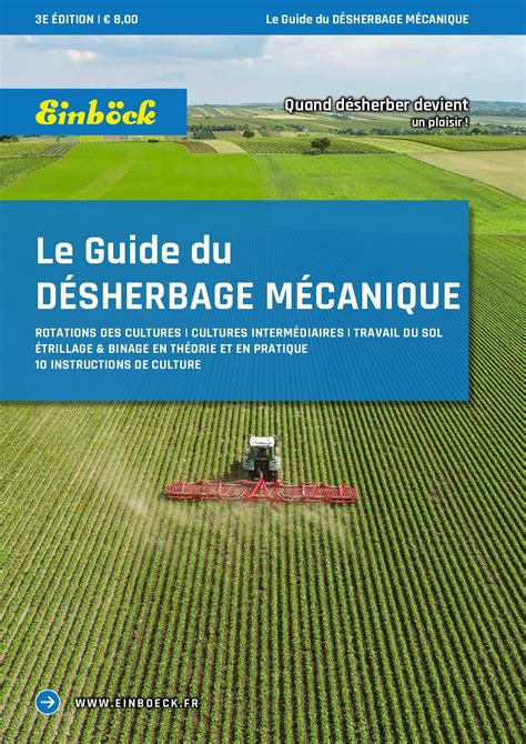 Infographie sur les bénéfices environnementaux du désherbage mécanique