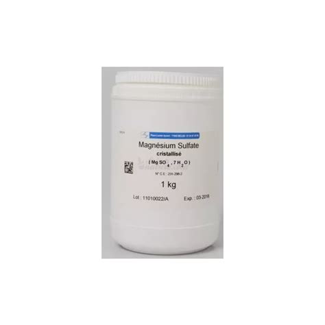 Sulfate de Magnésium Poudre Cristalline
