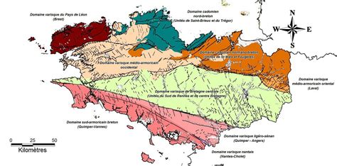 Carte des sols de Bretagne