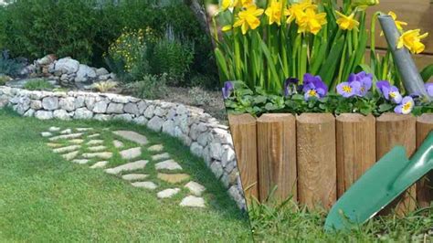 Un jardin parfaitement entretenu avec des bordures nettes et précises