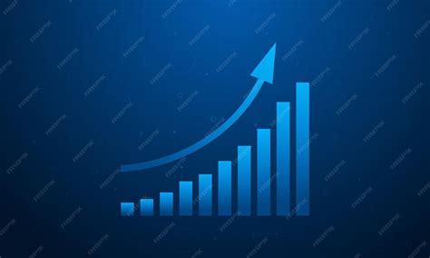 Graphique illustrant une courbe de croissance exponentielle représentant une hausse rapide