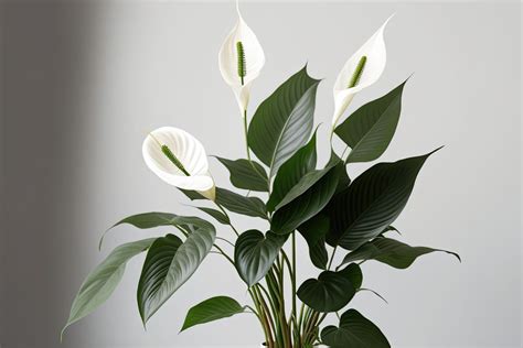 Spathiphyllum dans un intérieur contemporain