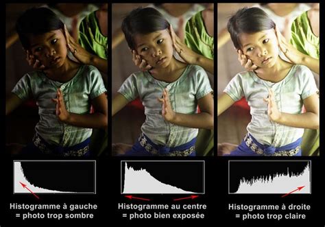 Schéma de l'histogramme en photographie