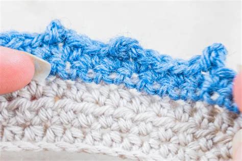 Exemple de bordure au crochet avec des picots