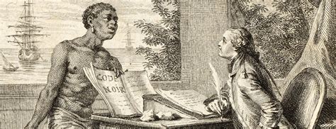 Gravure d'époque du Code Noir