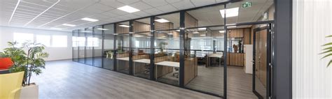 Cloison végétalisée en bureau