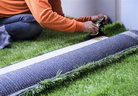 Installation d'un gazon synthétique