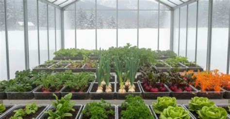 potager en hiver sous serre