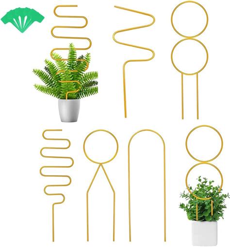 Exemples de tuteurs DIY créatifs pour plantes d'intérieur