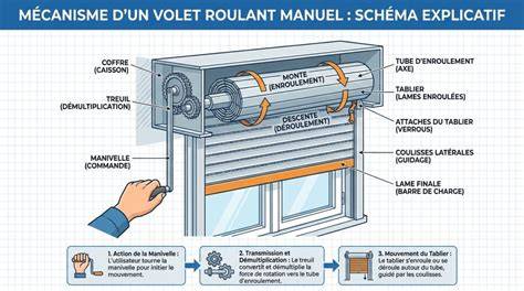 Schéma explicatif du mécanisme de la tête de coupe et remplacement de la bobine