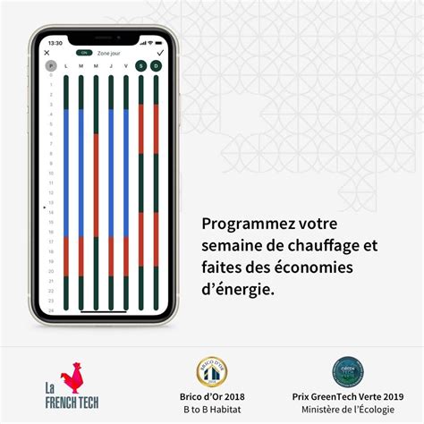 Application mobile de contrôle d'un programmateur connecté