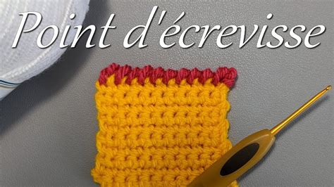Diagramme du point d'écrevisse au crochet