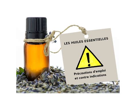 infographie sur les précautions d'usage des huiles essentielles